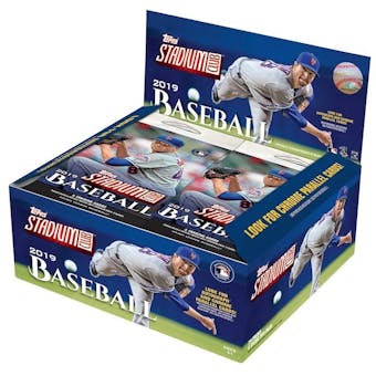 2019 Topps Stadium Club Baseball 24-Pack Box