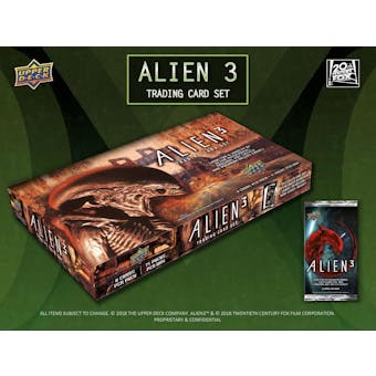 Alien 3 Trading Cards Hobby 16-Box Case (Upper Deck 2021)