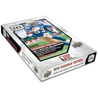 2019 Upper Deck CFL Football Hobby Box