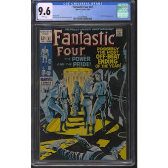 Fantastic Four #87 CGC 9.6 (W) *2019198009*
