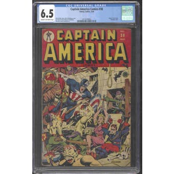Captain America Comics #38 CGC 6.5 (C-OW) *2019244002*