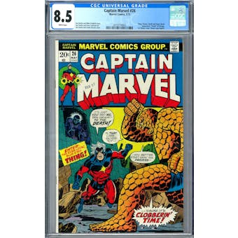 Captain Marvel #26 CGC 8.5 (W) *2019714002*