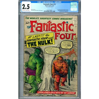 Fantastic Four #12 CGC 2.5 (OW-W) *2019714005*