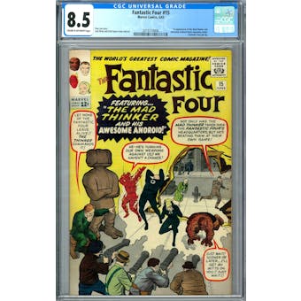 Fantastic Four #15 CGC 8.5 (C-OW) *2019714006*