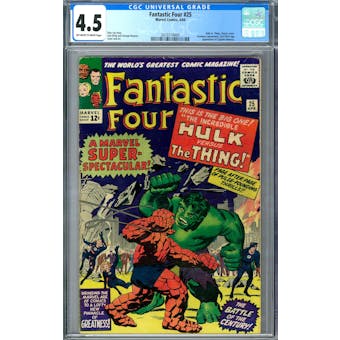 Fantastic Four #25 CGC 4.5 (OW-W) *2019714009*