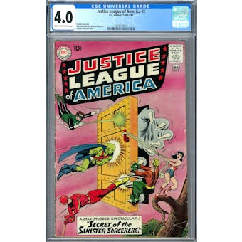 Justice League of America #2 CGC 4.0 (C-OW) *2019714019*