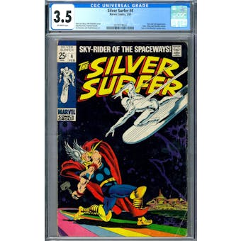 Silver Surfer #4 CGC 3.5 (OW) *2019714024*