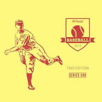 2019 Hit Parade Baseball 1965 Edition - Series 1 - Hobby Box /209 - PSA Graded Cards - Mantle-Mays