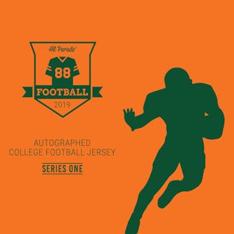 2019 Hit Parade Autographed College Football Jersey Hobby Box - Series 1 - Tom Brady & Christian McCaffrey!!!