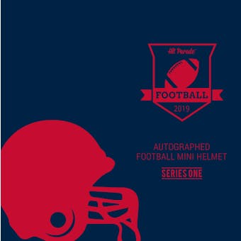 2019 Hit Parade Auto Football Mini Helmet 1-Box Series 1- DACW Live 8 Spot Random Division Break #6