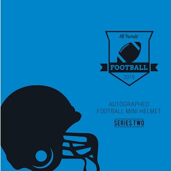 2019 Hit Parade Autographed Football Mini Helmet Hobby Box - Series 2 - Aaron Rodgers & Peyton Manning!!
