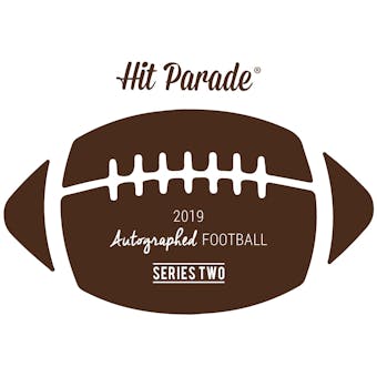 2019 Hit Parade Autographed Football Hobby Box - Series 2 - Andrew Luck & Philip Rivers!!!!