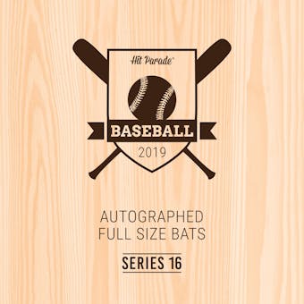 2019 Hit Parade Autographed Baseball Bat Hobby Box - Series 16 - Albert Pujols & Manny Machado GAME MODEL!!!