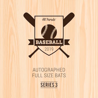 2019 Hit Parade Autographed Baseball Bat Hobby Box - Series 3 - Vladimir Guerrero Jr. & Randy Johnson!!!