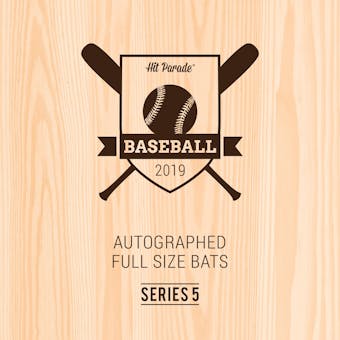 2019 Hit Parade Autographed Baseball Bat 1-Box Series 5- DACW Live 6 Spot Random Division Break #1