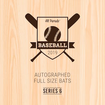 2019 Hit Parade Autographed Baseball Bat Hobby Box - Series 6 - Carlos Correa Game Used Bat!!!!