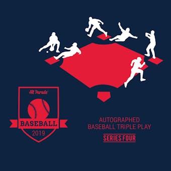 2019 Hit Parade Autographed TRIPLE PLAY Baseball Series 4-  3-Box - DACW Live 9 Spot Random Hit Break #1