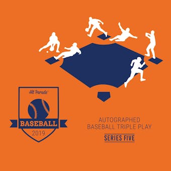 2019 Hit Parade Autographed TRIPLE PLAY Baseball Edition Hobby Box - Series 5 Bellinger, Baez, Griffey Jr!!!