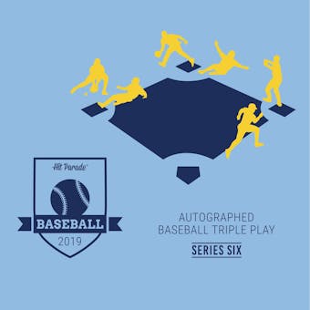 2019 Hit Parade Autographed TRIPLE PLAY Baseball Series 6- 3-Box - DACW Live 9 Spot Random Hit Break #1