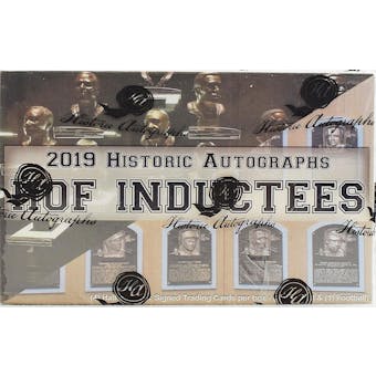 2019 Historic Autographs Hall of Fame Inductees Hobby Box