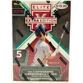 2019 Panini Elite Extra Edition Baseball Blaster Box