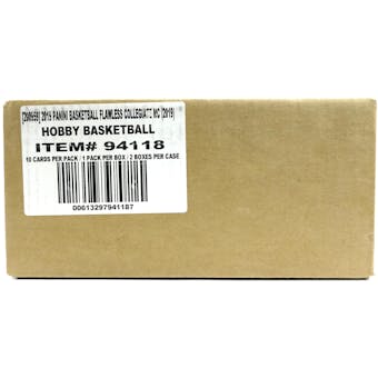 2019/20 Panini Flawless Collegiate Basketball Hobby 2-Box Case