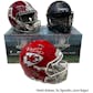 2020 Hit Parade Autographed FS Football Helmet 1ST ROUND EDITION Hobby Box - Series 5 - Mahomes & Rodgers!