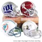 2020 Hit Parade Autographed FS Football Helmet 1ST ROUND EDITION Hobby Box - Series 3 - Mahomes & Burrow!!