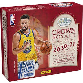 2020/21 Panini Crown Royale Basketball 1st Off The Line FOTL Hobby Box