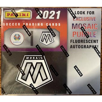 2020/21 Panini Mosaic UEFA Euro 2020 Soccer Retail Box