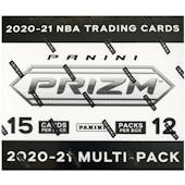 2020/21 Panini Prizm Basketball Cello Multi 12-Pack Box