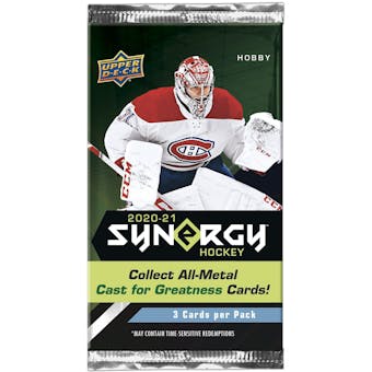 2020/21 Upper Deck Synergy Hockey Hobby Pack