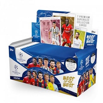 2020/21 Topps Best of the Best UEFA Champions League Soccer Hobby 12-Box Case (European Exclusive!)