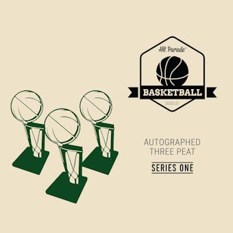 2020/21 Hit Parade Autographed THREE PEAT Basketball Hobby Box - Series 1 - Zion, Curry, & Giannis!!!