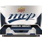 2020/21 Upper Deck MVP Hockey Hobby Box