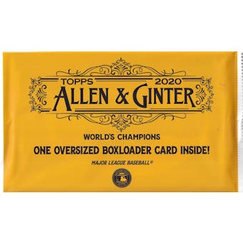2020 Topps Allen & Ginter Baseball Boxloader Topper Pack