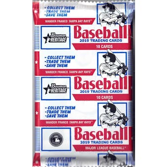 2019 Bowman Heritage Baseball Hobby Pack