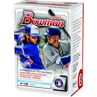 2020 Bowman Baseball 6-Pack Blaster 40-Box Case