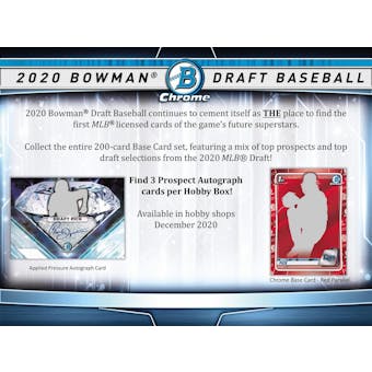2020 Bowman Draft Baseball Hobby Jumbo 2-Box Lot - SHIPS EARLY DECEMBER