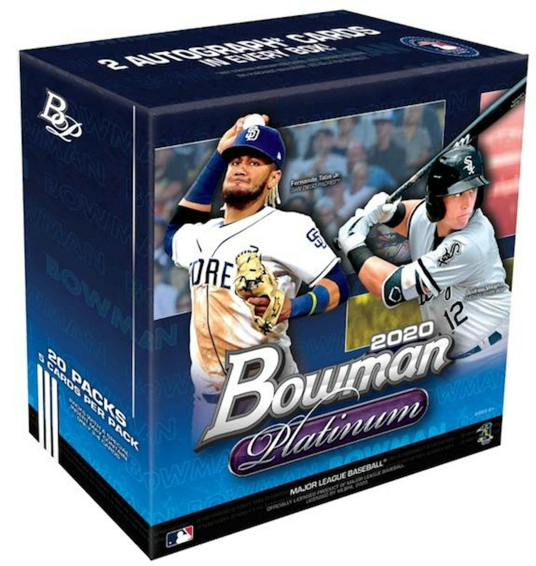 2020 Bowman Platinum Baseball Monster Box DA Card World