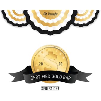 2020 Hit Parade Certified Gold Bar Edition - Series 1 - Hobby Box - All Gold Bars!