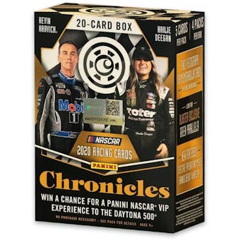 2020 Panini Chronicles Racing 4-Pack Blaster Box