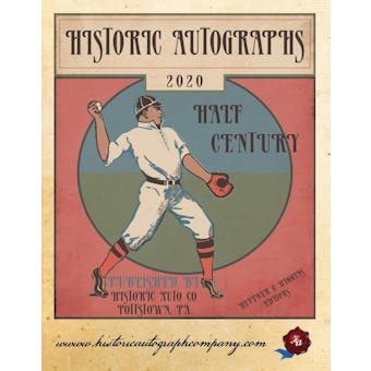 2020 Historic Autographs Half Century Baseball Hobby Box