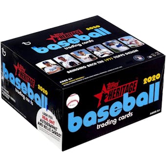 2020 Topps Heritage Baseball 24-Pack Box