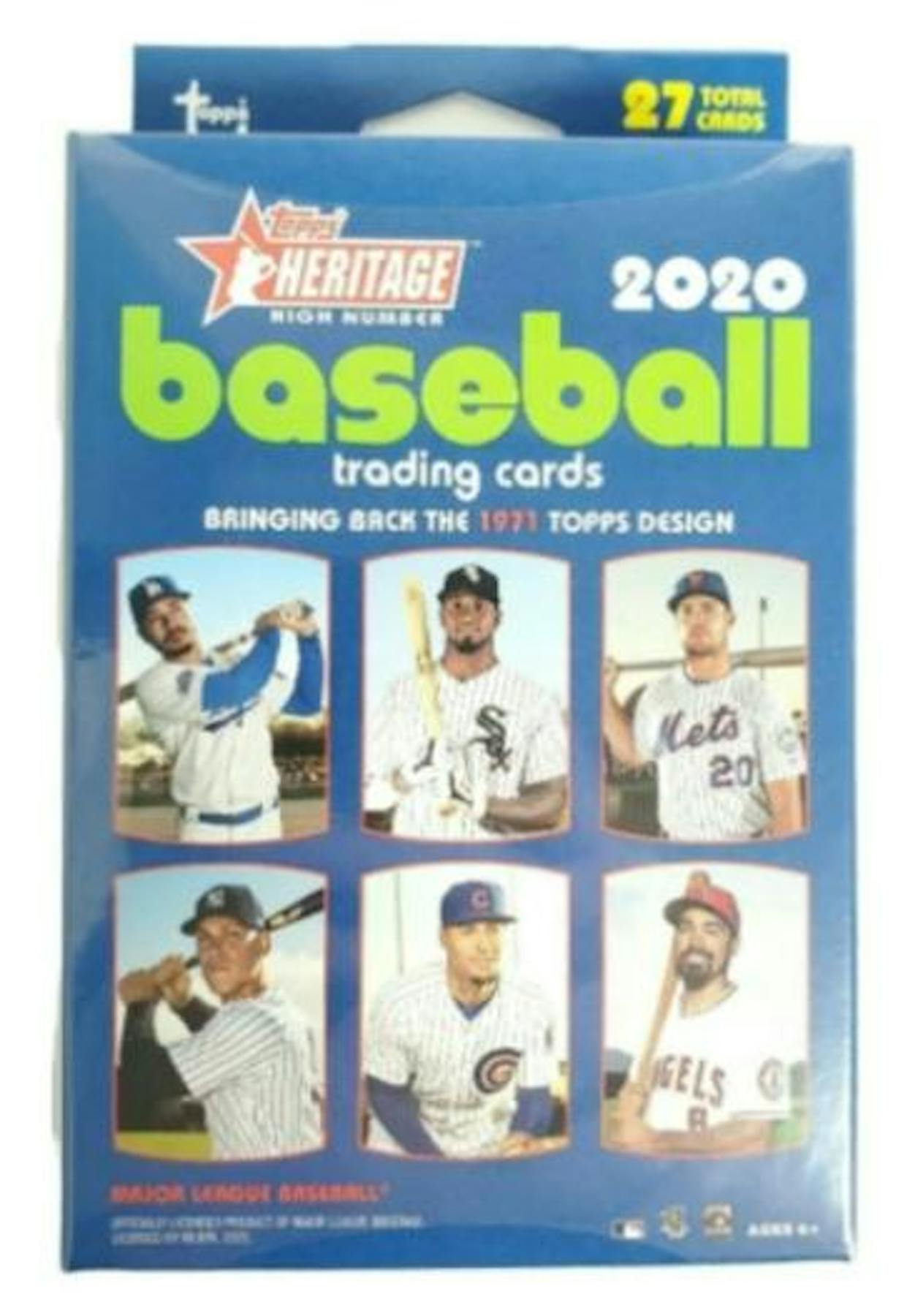 2020 Topps Heritage High Number Baseball Hanger Box DA Card World