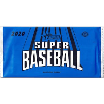 2020 Topps Heritage Super Baseball Pack