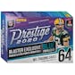 2020 Panini Prestige Football 8-Pack Blaster Box