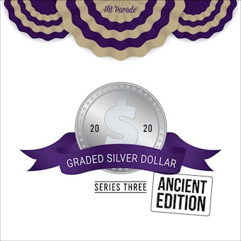 2020 Hit Parade Graded Silver Dollar Ancient Edition - Series 3 - Hobby Box - Graded NGC and PCGS Coins