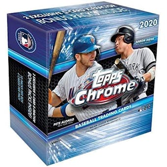 2020 Topps Chrome Baseball Mega 40-Box Case
