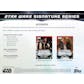 Star Wars Signature Series Hobby 20-Box Case (Topps 2021)